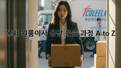 봉화 원룸이사? 용달 운송 과정 A to Z!